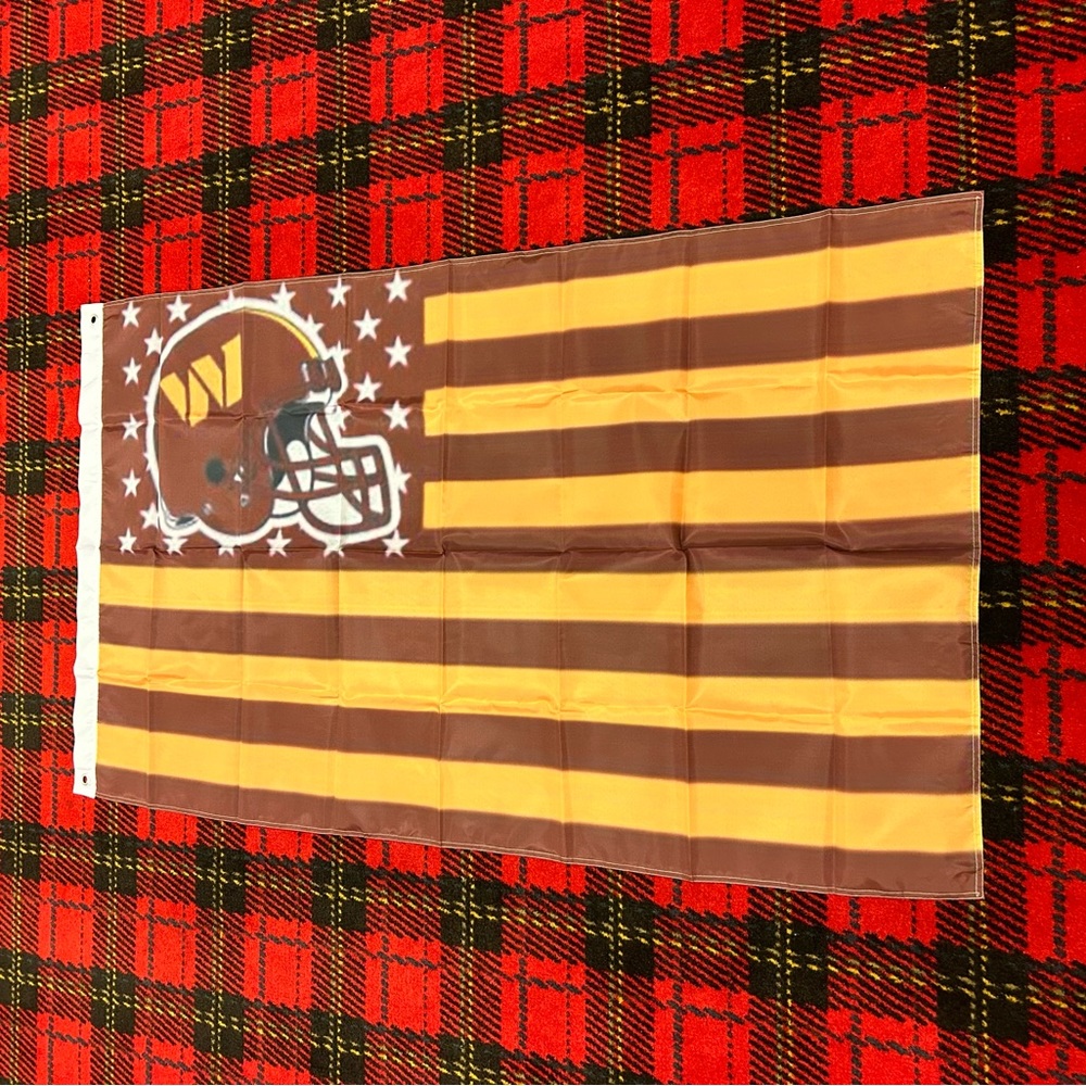 Brand new Washington Commanders banner flag